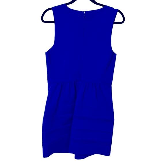 Madewell Silhouette Scuba Dress Royal Blue Women’s Size Large - Picture 6 of 8